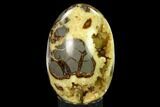 Calcite Crystal Filled Septarian Geode Egg - Utah #167880-2